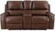 Homelegance® Newnan Brown Double Glider Power Reclining Loveseat-2