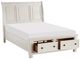 Homelegance® Laurelin White California King Sleigh Bed-3
