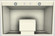 Vent-A-Hood® Designer Series 36" Biscuit Wall Mounted Range Hood-1