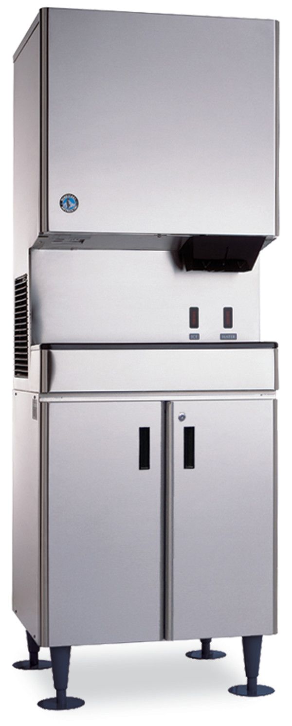 Hoshizaki 26" 321 lb. Stainless Steel Counter Top Cubelet Icemaker Dispenser-1