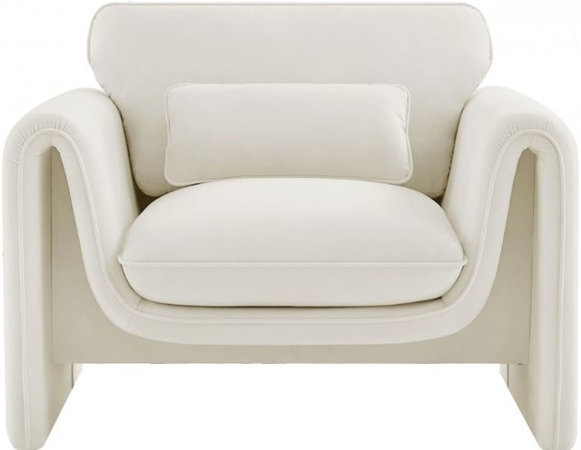 Meridian Furniture Sloan Cream Chair-1