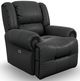 Fauteuil coulissant pivotant en cuir à commande électrique personnalisable Genet de Best® Home Furnishings-0