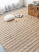 A & B Home Brown 8'x10' Jute Rug with Shuttle Weave Durrie-5