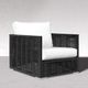 Enclover Chestnut Black/White Club Chair-1