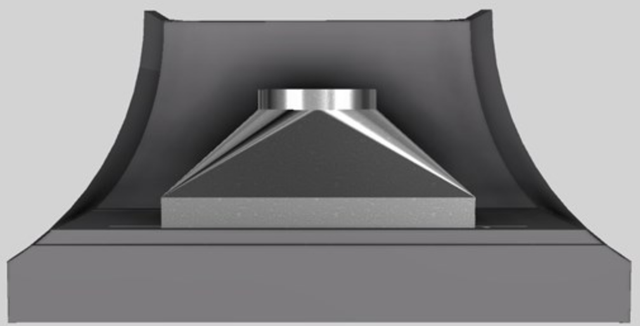 Vent-A-Hood® Designer Series 60" Gunsmoke Wall Mounted Range Hood-3