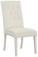 Fairfield® Customizable Entree Dining Tall Back Armless Stack Chair with Linen Legs-0