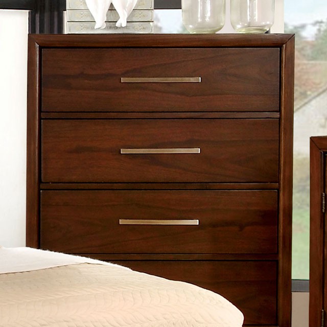 Furniture of America Snyder Brown Cherry Chest - Thumbnail 4
