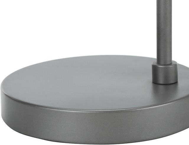 Monarch Specialties Inc. 18"H Grey Metal Table Lamp-2