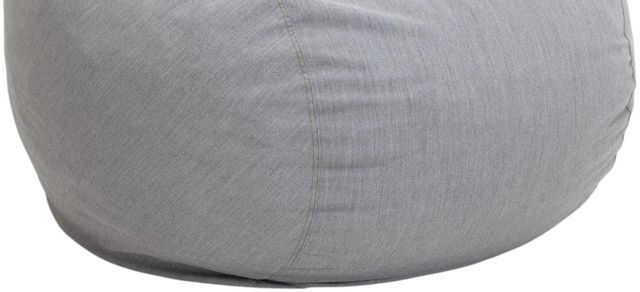 CordaRoy's® Light Gray Fabric Full Outdoor Bean Bag Chair-1