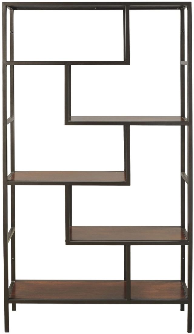 Signature Design by Ashley® Frankwell Black/Brown Bookcase-1