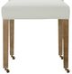 Rowe® Customizable Odessa Dining Armless Chair with Castered Legs-1