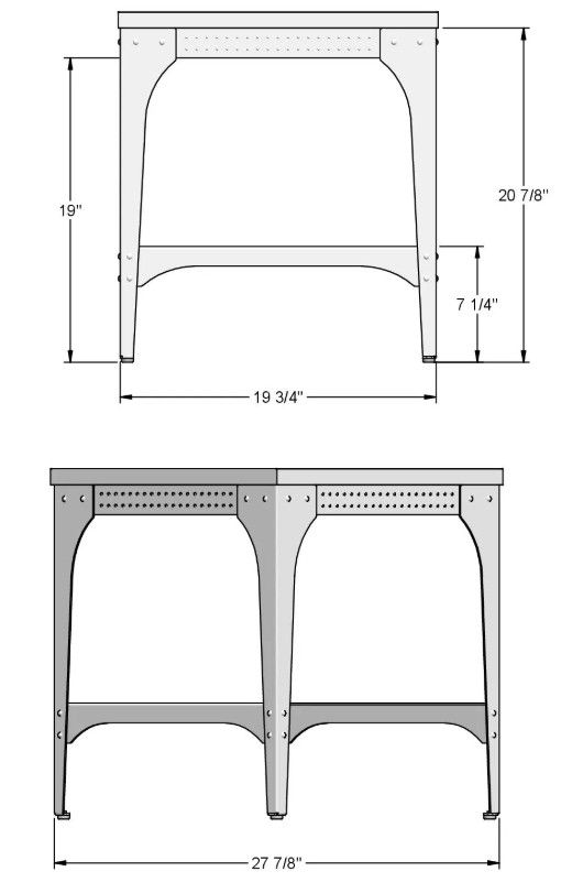 Amisco Customizable Elwood 20" End Table-2