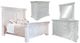 International Furniture Terra White Wood 4 Piece Queen Bed Set-0