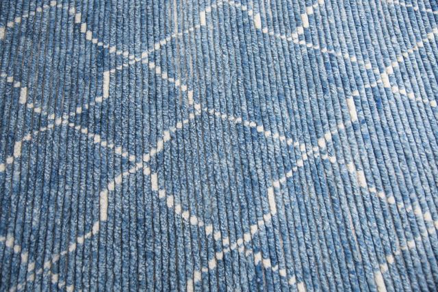 Rizzy Home Berkley Blue 7'9" x 9'9" Rug-1