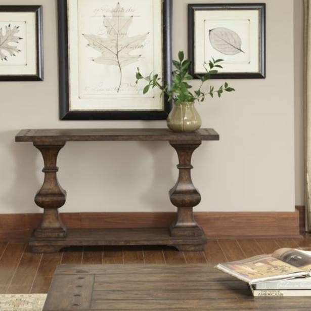 Liberty Furniture Sedona Kona Brown Sofa Table-1