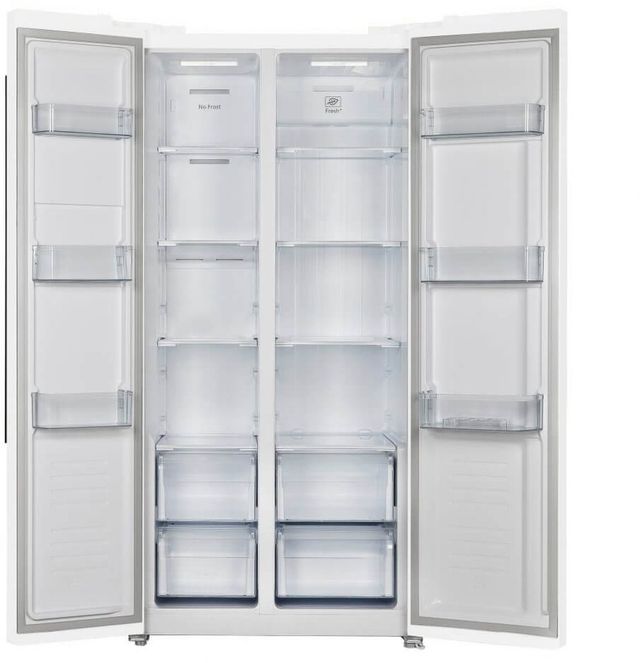 FORNO® Salerno Espresso 33" 15.6 Cu. Ft. White Counter Depth Side-by-Side Refrigerator-1