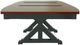 Mavin Customizable 42" x 72" Boat Extendable Dining Table with 12" Leaf-2