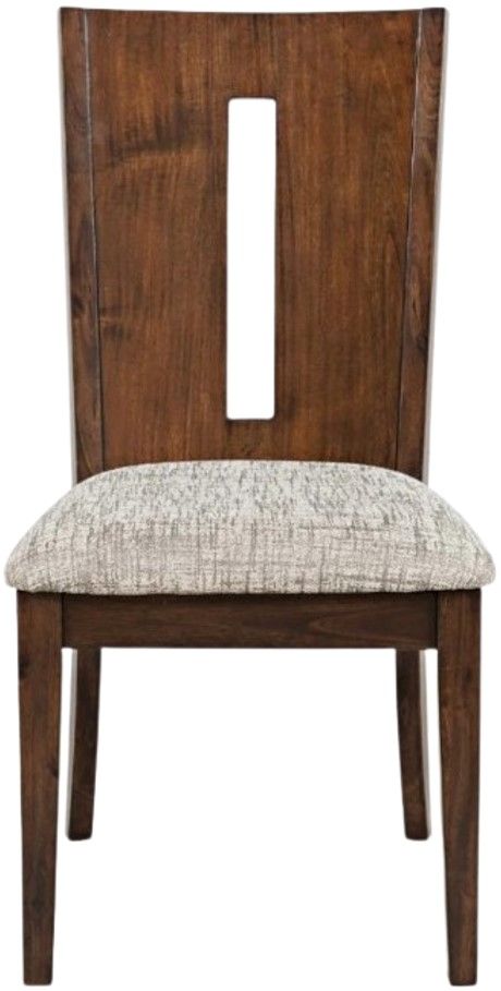 Jofran Inc. Urban Icon Gray/Merlot Slotback Side Chair-2