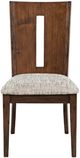 Jofran Inc. Urban Icon Gray/Merlot Slotback Side Chair-2