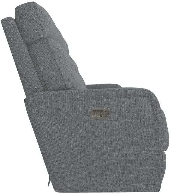 La-Z-Boy® Baron Graphite Power Wall Reclining Sofa with Headrest and Lumbar-3
