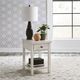 Liberty Furniture Modern Farmhouse Flea Market White Chairside Table-1