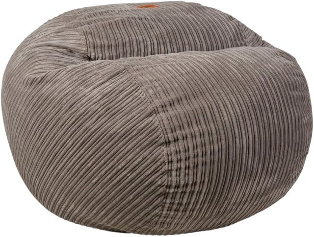 CordaRoy's® Original Gray Terry Corduroy King Bean Bag Chair-0