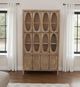 Nest Home Collections Gemma Antique Natural Tall Cabinet-1