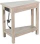 Sunny Designs™ Wheat Chairside Table with Power Strip-3