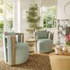 TOV Furniture Paolo Mint Green Swivel Accent Chair-1