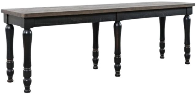 Jofran Inc. Madison County 6-Piece Vintage Black Dining Set-3