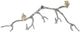 A & B Home Alvada Gold/Silver Wall Accent-2
