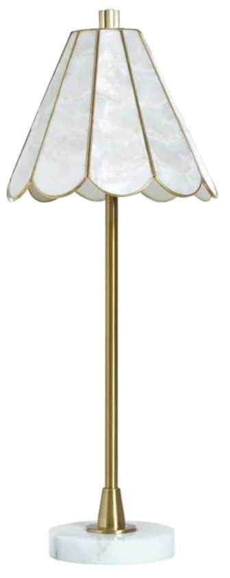 Stylecraft Verity Brass 26" Buffet Table Lamp-0