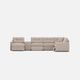 Drew & Jonathan Home ModularOne New Horizon 8-Piece Stone Modular Chaise Sectional with Console-2