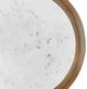 Crestview Collection Palatino White End Table with Brown Base-2