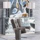 Harp & Finial® Waterford Beveled Mirror with Champagne Sideboard-1
