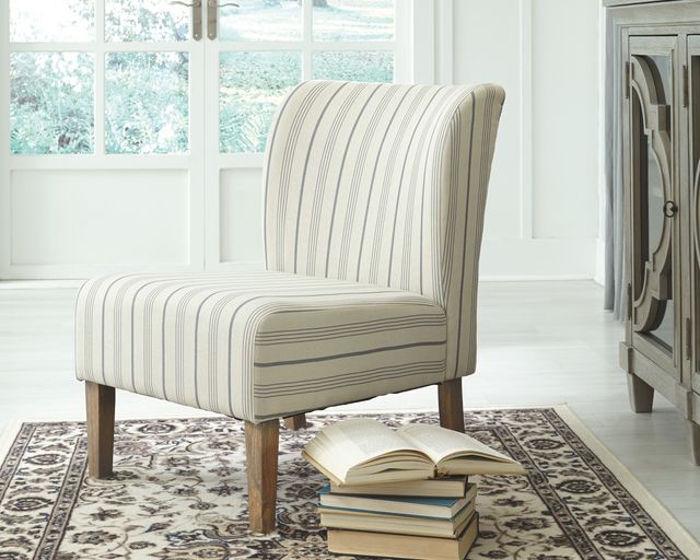 Signature Design by Ashley® Triptis Cream/Blue Accent Chair-2