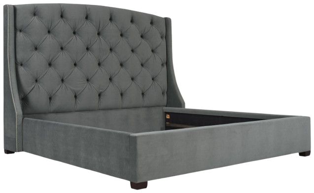 Bernhardt Customizable Jordan Bernhardt Interiors 88" Queen Panel Storage Bed-3