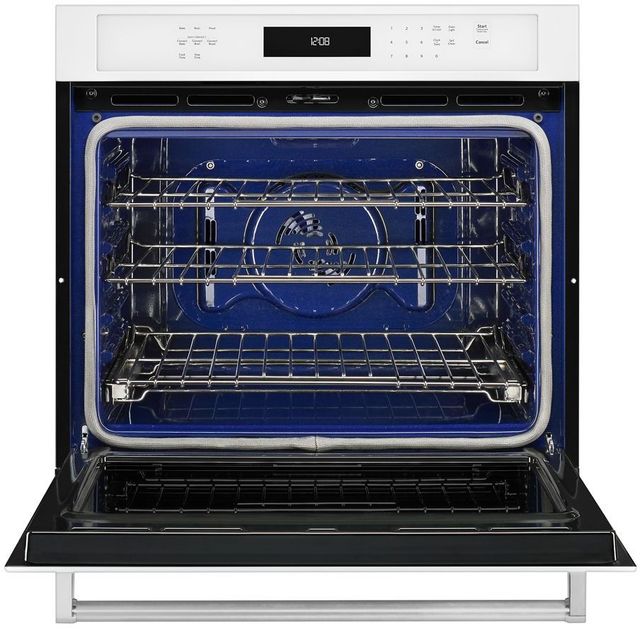 KitchenAid® 30" White Electric Built In Single Oven-1