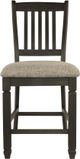 Signature Design by Ashley® Tyler Creek Black/Grayish Brown Counter Height Bar Stool - Set of 2-1