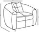 Coaster® Isabella Sand Upholstered Accent Chair-2