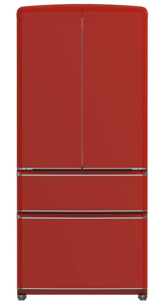FORNO® Luigi 33 in. 18.0 Cu. Ft. Red Counter Depth French Door