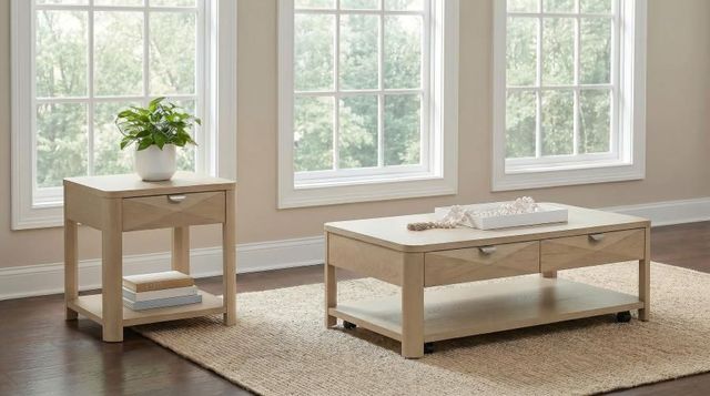 Coaster® Marcelo 2-Piece Light Elm Coffee and End Table Set-1