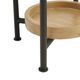 Olliix by Madison Park Beaumont White/Natural End Table-1