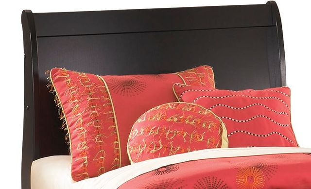 Signature Design by Ashley® Huey Vineyard 2-Piece Black Full Sleigh Headboard Set-1