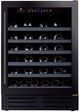 WineCell'R™ Black Pearl Series 24'' Black Built-In or Freestanding Undercounter Wine Cooler-0