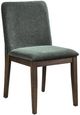 New Classic® Home Furnishings Kody 7-Piece Dark Walnut/Forest Green Rectangle Dining Table-3