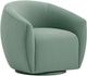 TOV Furniture Jordan Sea Blue Velvet Swivel Accent Chair-0