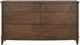 Flexsteel® Bellevue 4-Piece Creamy Tan/Whiskey Brown Queen Upholstered Panel Bedroom Set-5