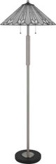 CAL Lighting & Accessories Tiffany Bronze Floor Lamp-1