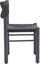 Zuo® Modern Iska 2-Piece Black Aluminum Outdoor Dining Side Chair Set-2